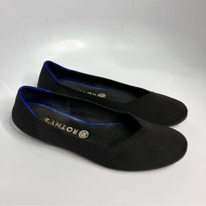 Rothy’s black round toe flats ballet flats size‎ 11.5